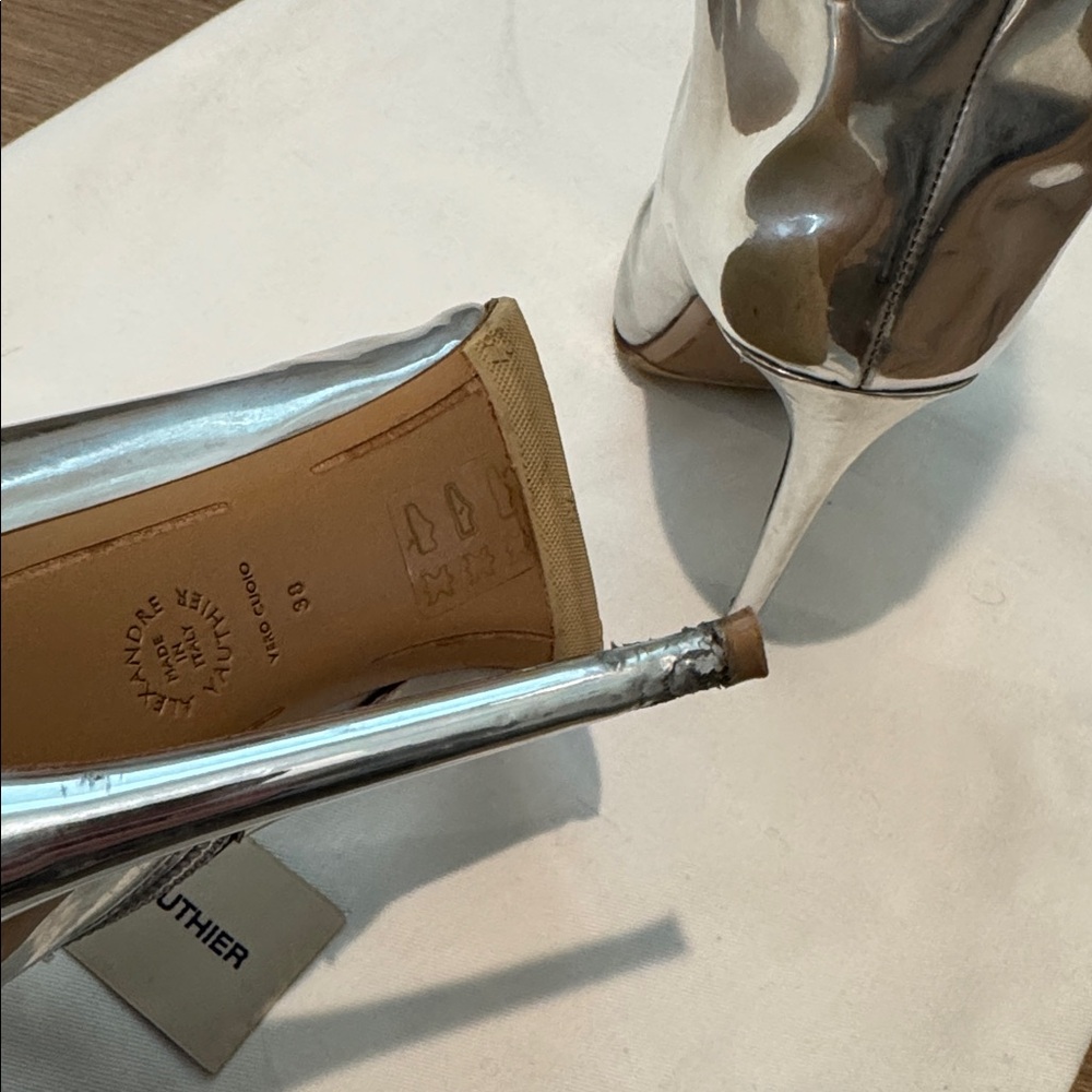 Alexandre Vauthier Metallic Boot - Picture 9 of 11